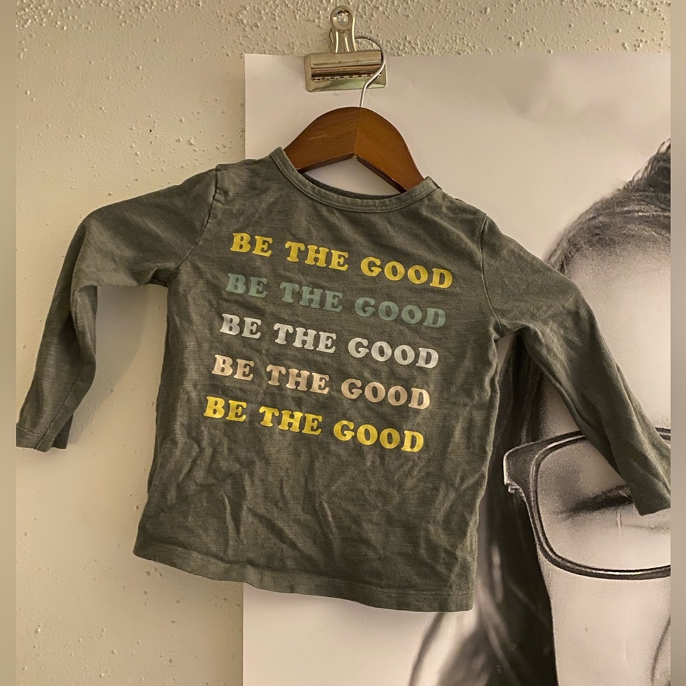 Little Co. by Lauren Conrad BE THE GOOD long sleeved shirt 🖤